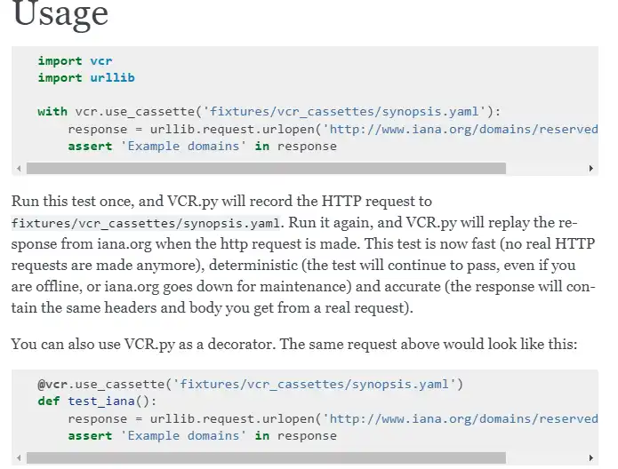 Scarica lo strumento web o l'app web VCR.py