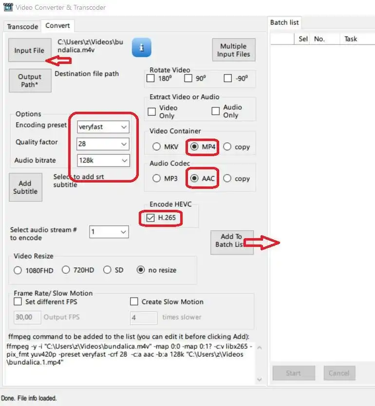 Unduh alat web atau aplikasi web VCT - Transcoder Konverter Video