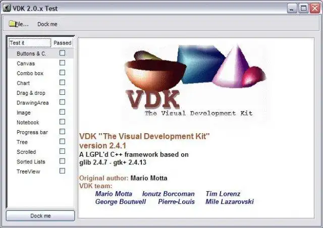 Download web tool or web app VDK Library