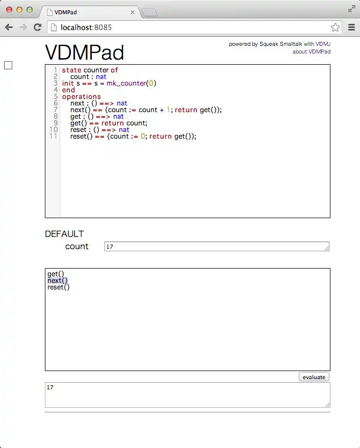 Web ツールまたは Web アプリ VDMPad をダウンロード