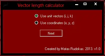 Download web tool or web app VectorLength