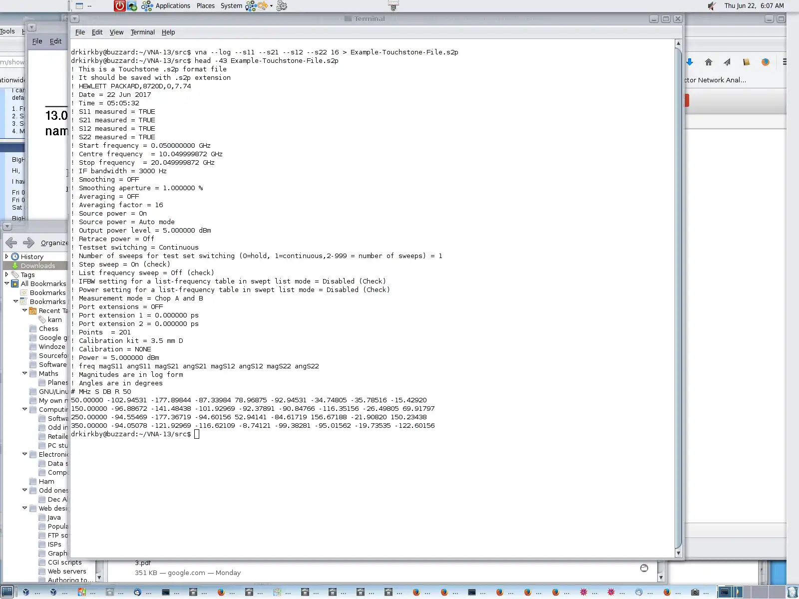 Download web tool or web app Vector network Analyzer (VNA)
