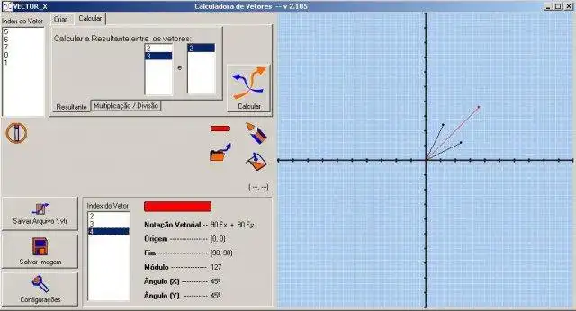 Download web tool or web app Vector_X: Vector Calculator to run in Windows online over Linux online