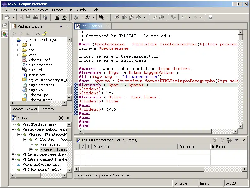 Mag-download ng web tool o web app Velocity editor plugin para sa Eclipse