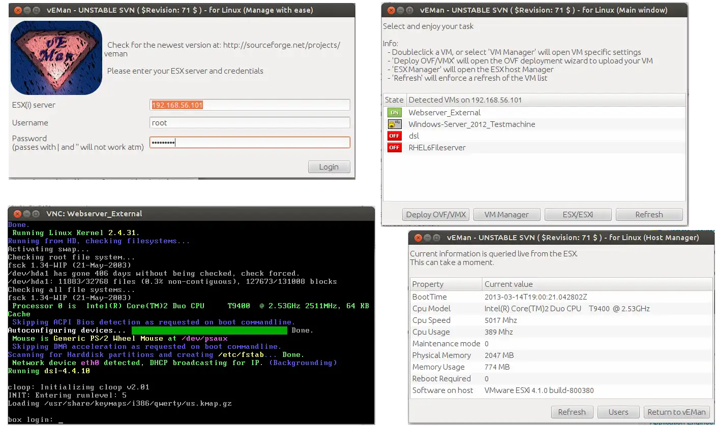 Download web tool or web app vEMan - VMware ESX/ESXi Manager