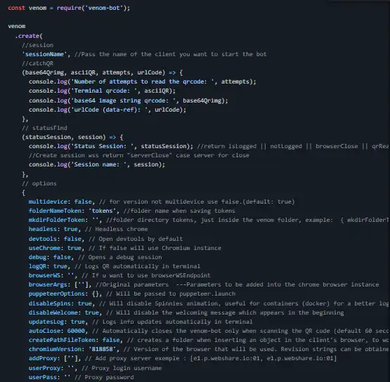 Download web tool or web app Venom