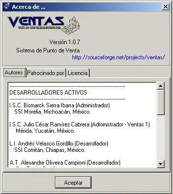 Download web tool or web app Ventas1New