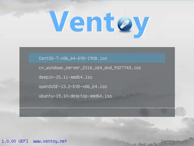 Web ツールまたは Web アプリ Ventoy をダウンロード