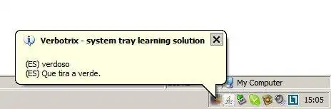 Download web tool or web app Verbotrix, system tray learning solution