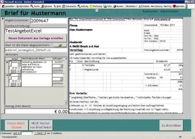 Download web tool or web app  Verwaltungsprogramm4.1 Schmiedehammer