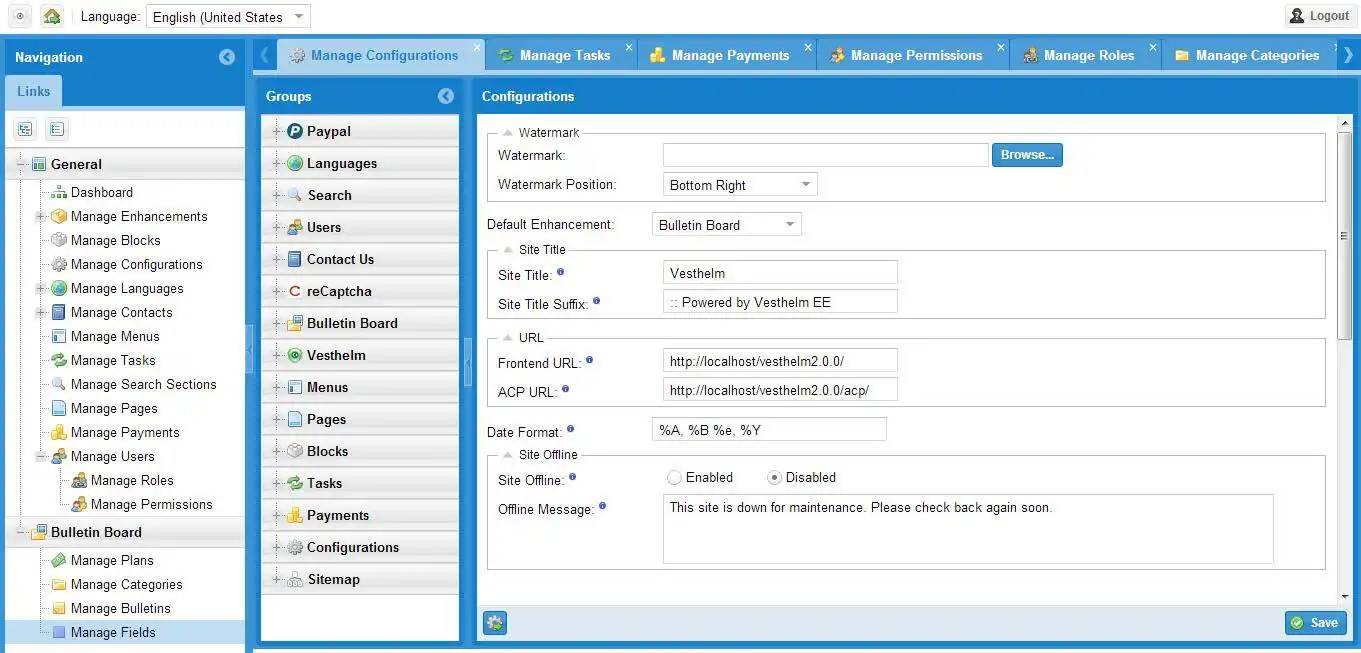 Muat turun alat web atau aplikasi web Vesthelm Engine