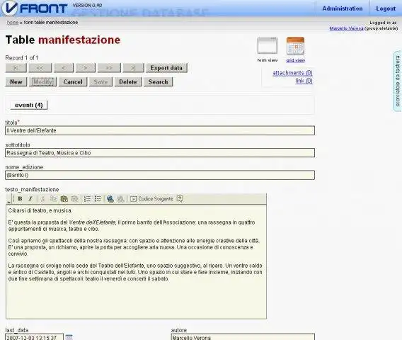 Descargue la herramienta web o la aplicación web VFront