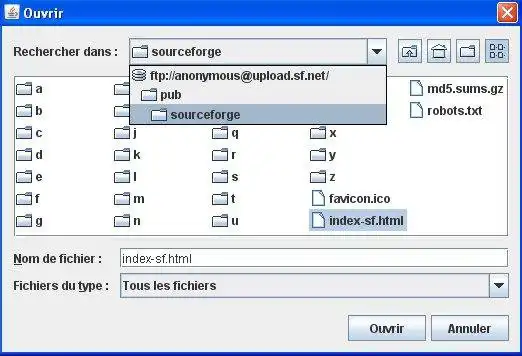 Download webtool of webapp VFSJFileChooser