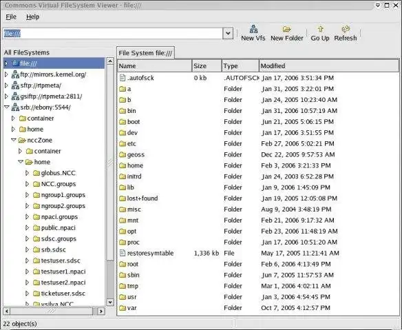 Download web tool or web app VFSManager - A Commons VFS GUI