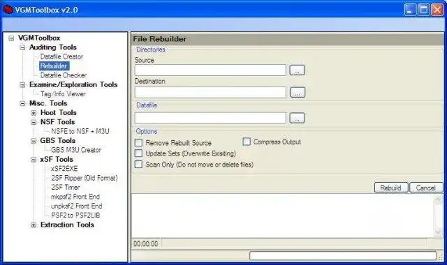 Download web tool or web app VGMToolbox