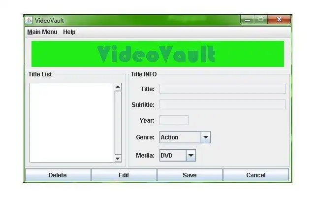 Download web tool or web app VideoVault