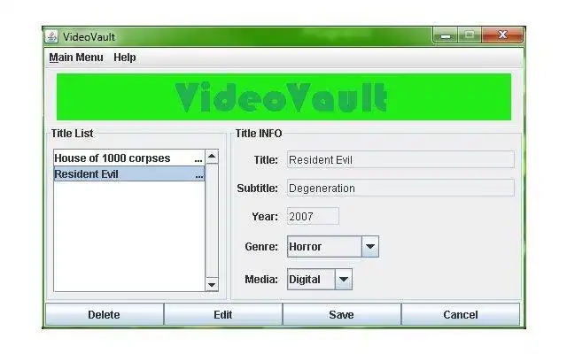 Pobierz narzędzie internetowe lub aplikację internetową VideoVault