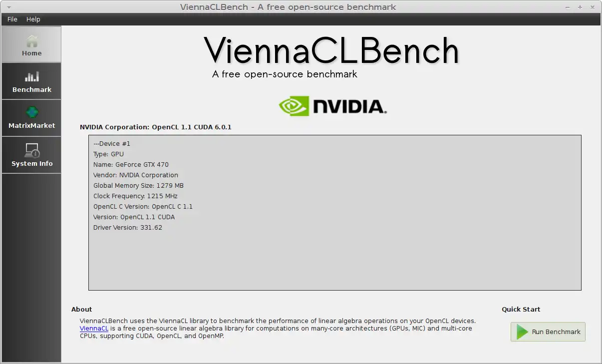 Download web tool or web app ViennaCLBench