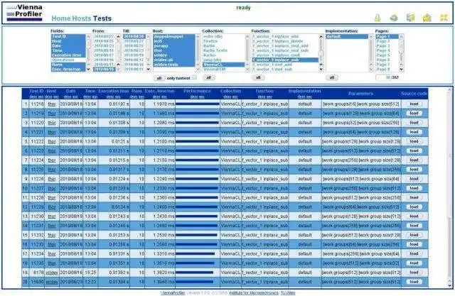 Download web tool or web app ViennaProfiler