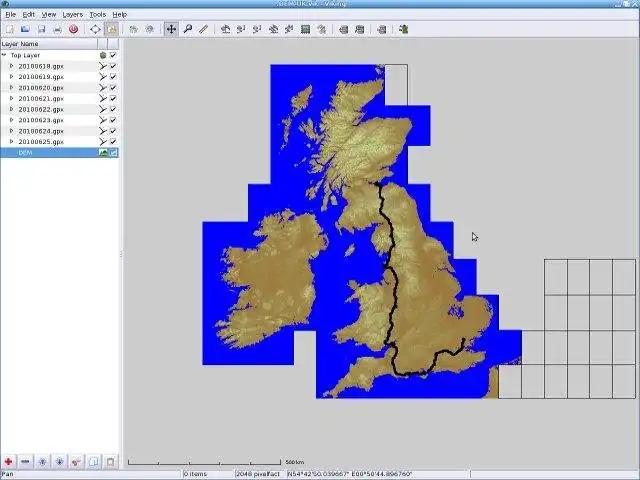 Unduh alat web atau aplikasi web editor dan penganalisis data Viking GPS