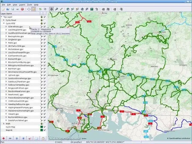 Web aracını veya web uygulamasını indirin Viking GPS veri düzenleyicisi ve analizörü