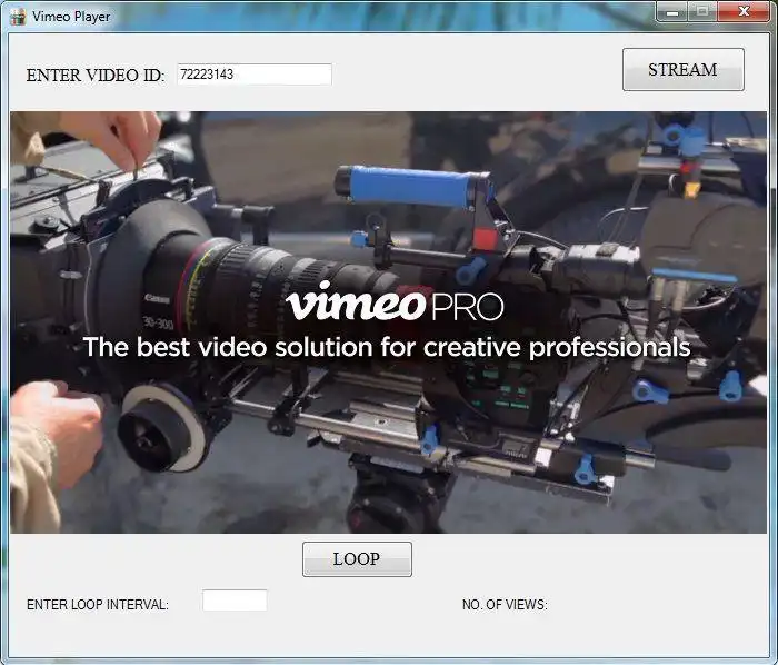 下载网络工具或网络应用程序 Vimeo_player