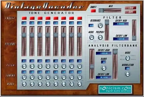 Unduh alat web atau aplikasi web Vintage Vocoder