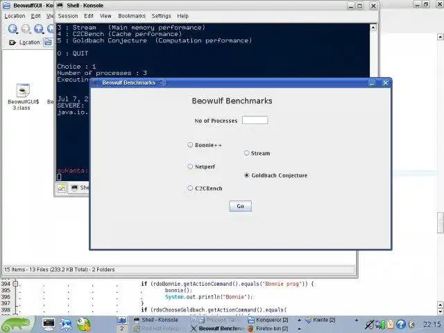 Mag-download ng web tool o web app Virtual Beowulf Cluster