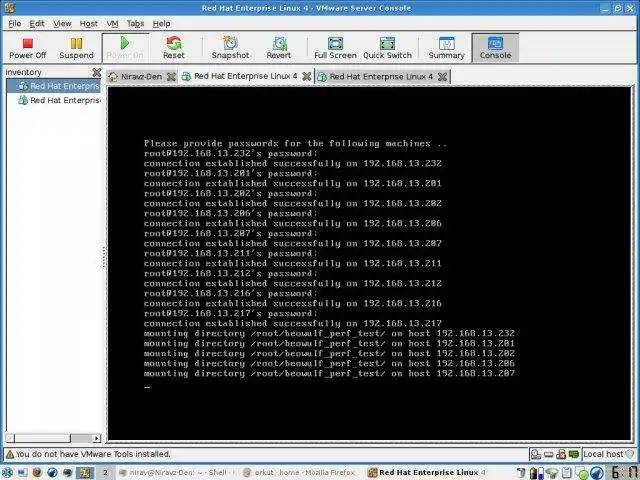 قم بتنزيل أداة الويب أو تطبيق الويب Virtual Beowulf Cluster