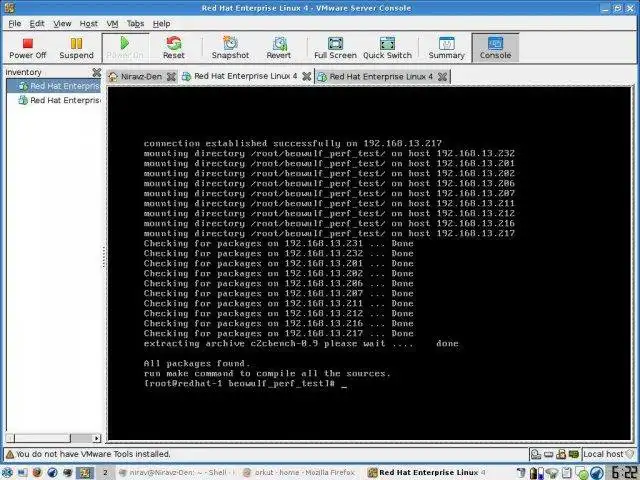 Download web tool or web app Virtual Beowulf Cluster 