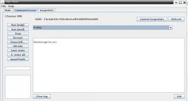 Download webtool of webapp VirtualBoxCloner