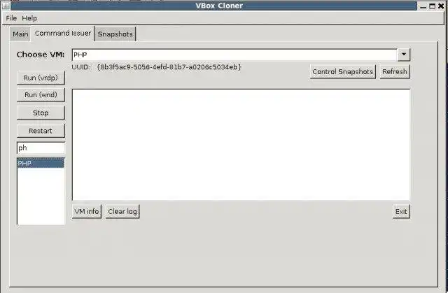 Download webtool of webapp VirtualBoxCloner