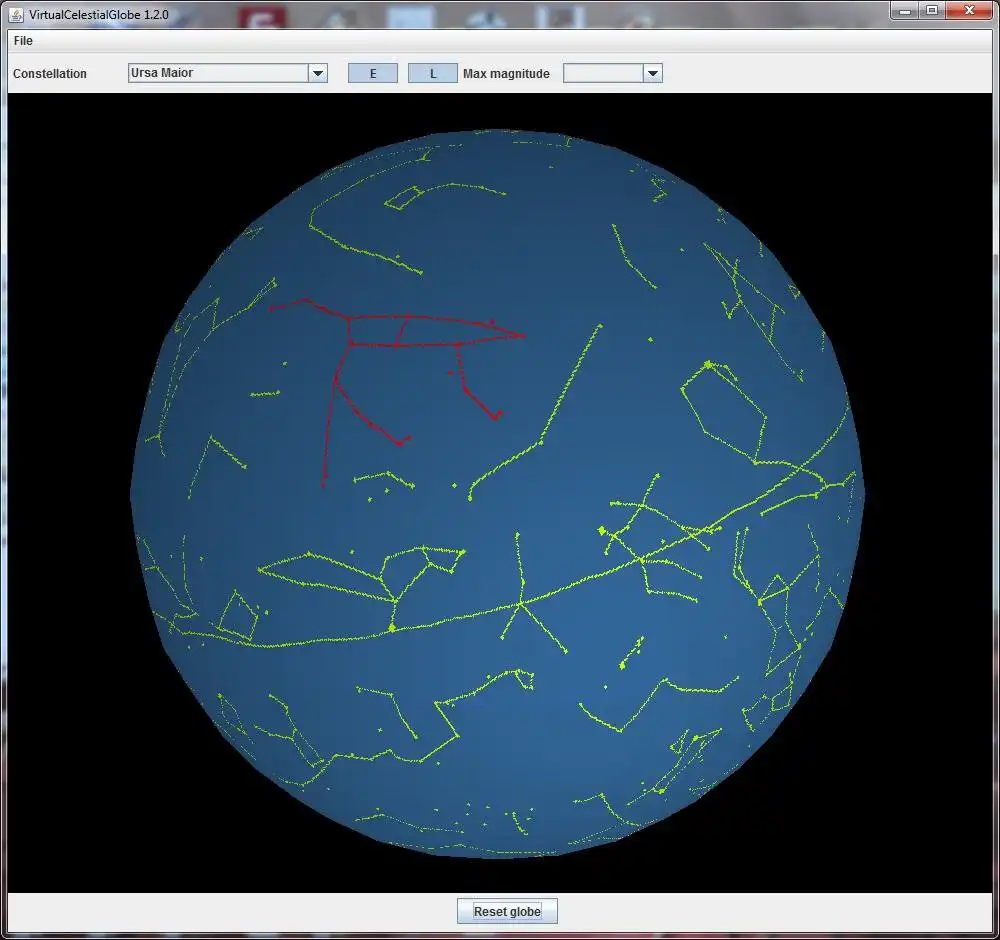 വെബ് ടൂൾ അല്ലെങ്കിൽ വെബ് ആപ്പ് VirtualCelestialGlobe ഡൗൺലോഡ് ചെയ്യുക