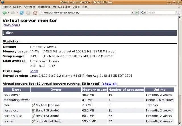 Web aracını veya web uygulamasını indirin Sanal sunucu monitörü