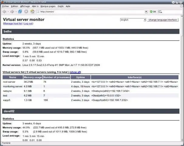 Web aracını veya web uygulamasını indirin Sanal sunucu monitörü