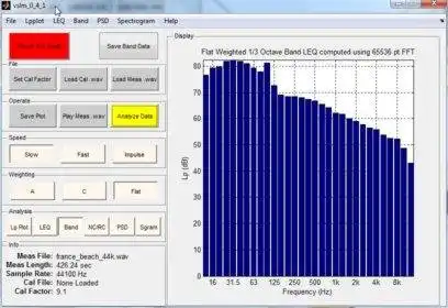 Загрузите веб-инструмент или веб-приложение Virtual Sound Level Meter