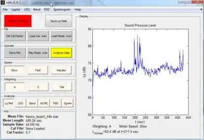 Download web tool or web app Virtual Sound Level Meter to run in Linux online