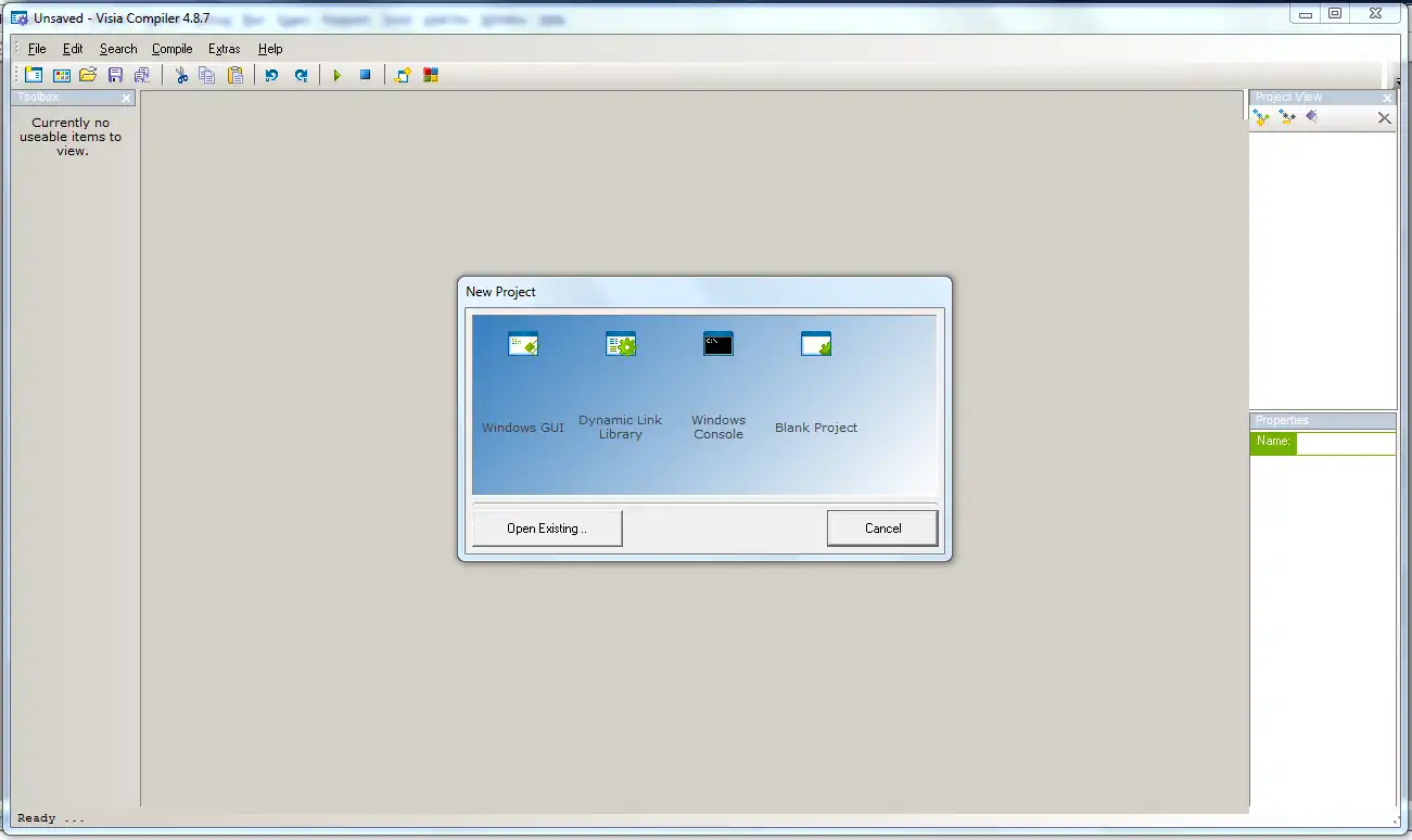 Download web tool or web app Visia Compiler 4.8.7.1