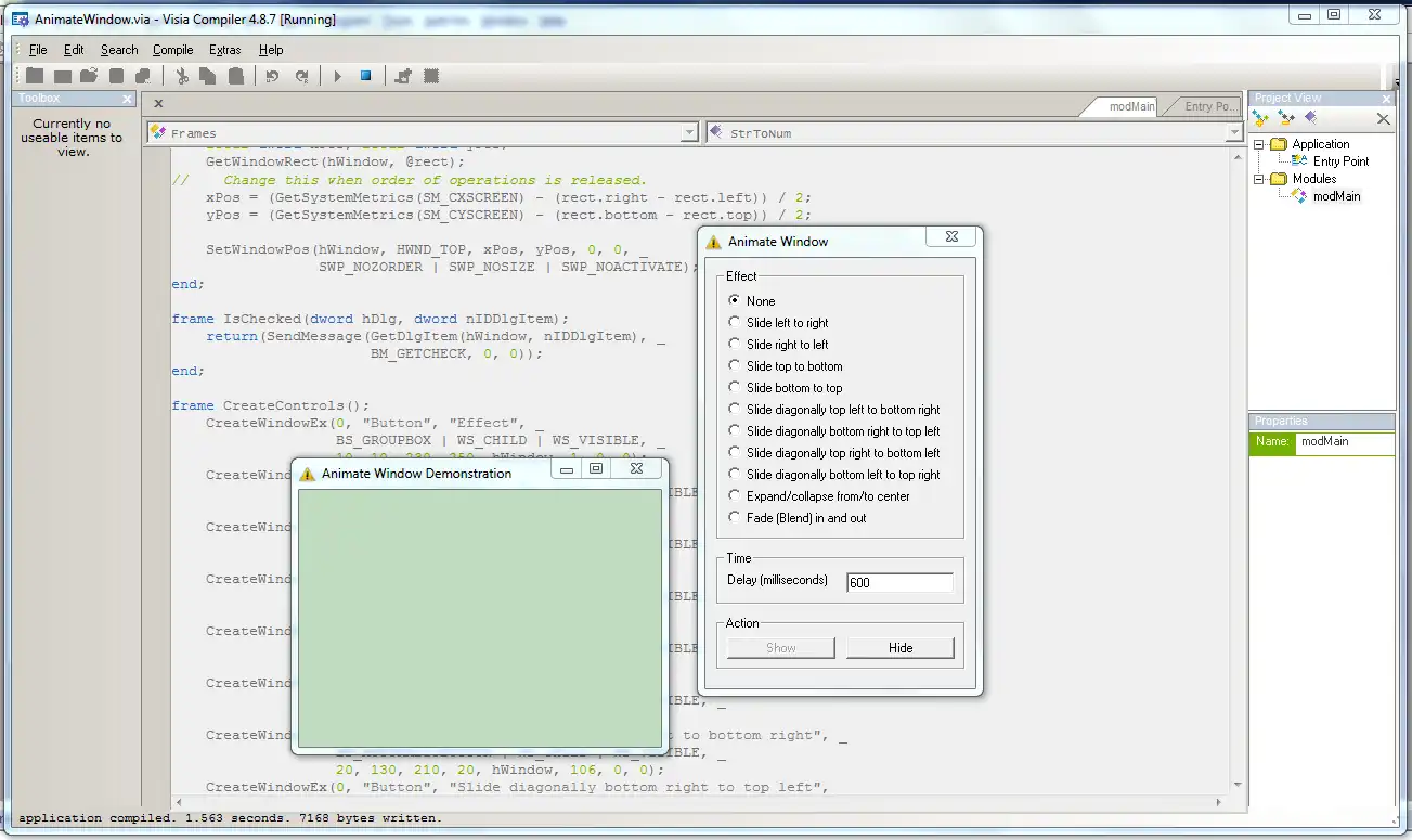 Download web tool or web app Visia Compiler 4.8.7.1