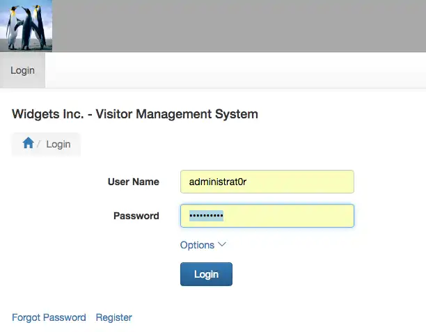 Tải xuống công cụ web hoặc ứng dụng web Hệ thống quản lý ID khách truy cập