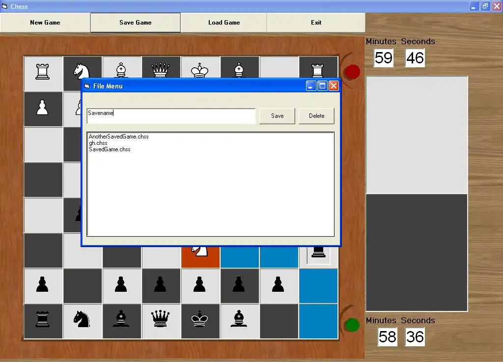 웹 도구 또는 웹 앱 Visual Basic Chess를 다운로드하여 온라인 Linux를 통해 Windows 온라인에서 실행