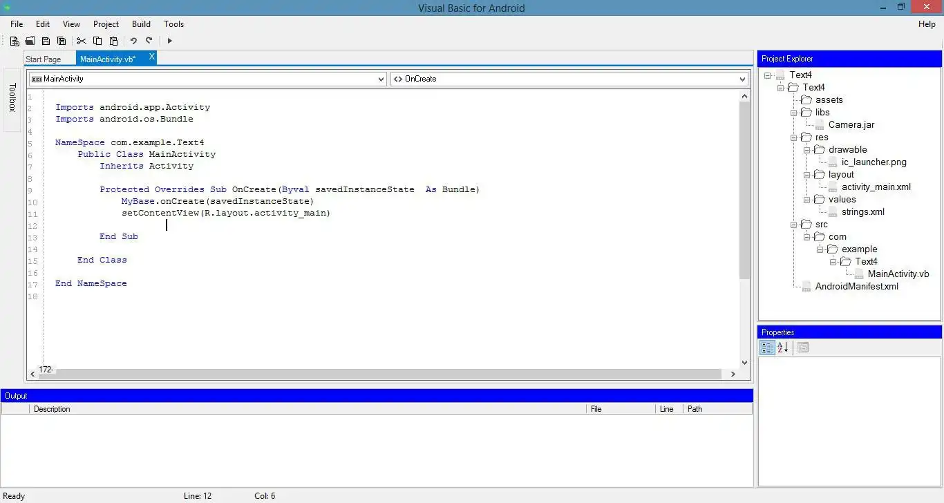 Télécharger l'outil Web ou l'application Web Visual Basic pour Android