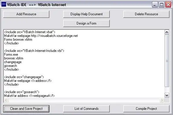 Download web tool or web app Visual Batch