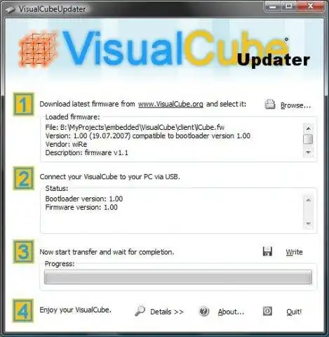 Web aracını veya web uygulamasını indirin VisualCube Tools