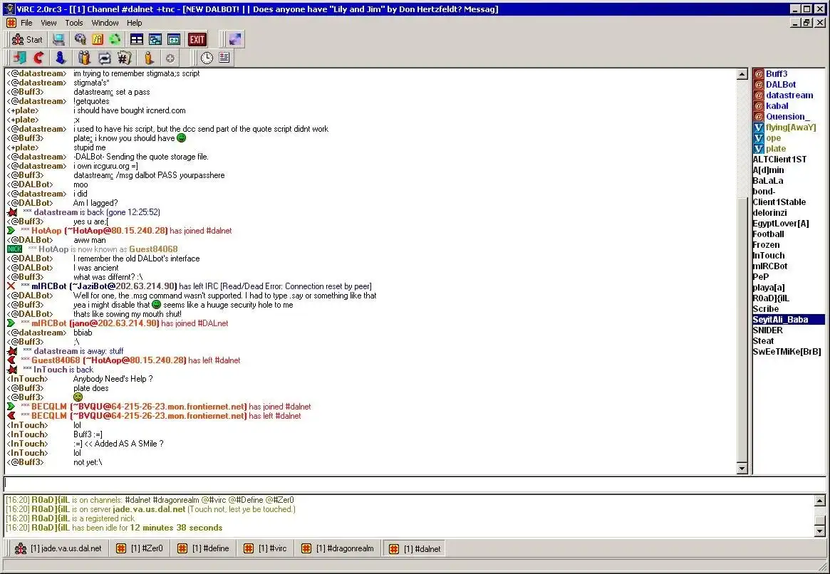 Download web tool or web app Visual IRC
