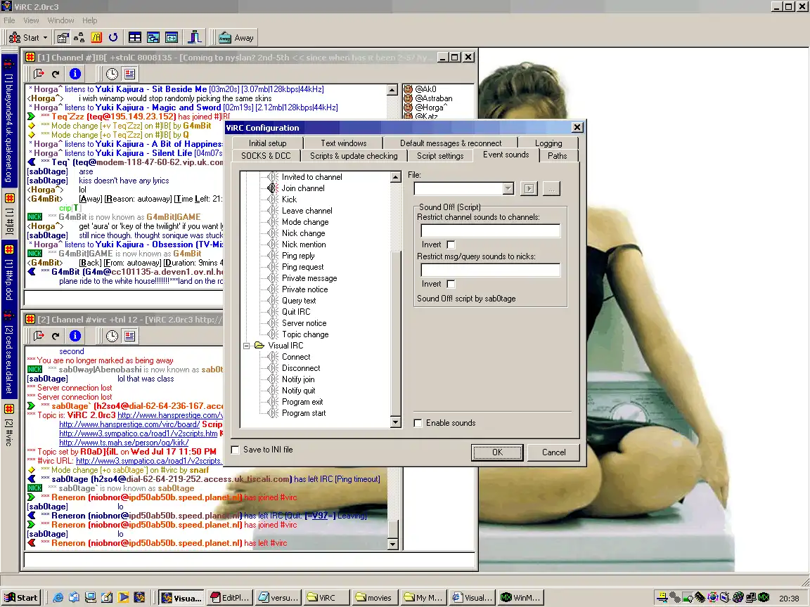 Download web tool or web app Visual IRC