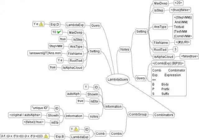 Download web tool or web app Visual Lambda Calculator with Mind Maps to run in Linux online