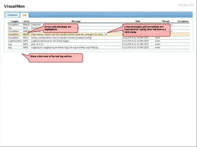 Muat turun alat web atau aplikasi web VisualMon