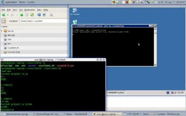 Download web tool or web app Visual SourceSafe for linux(unix)