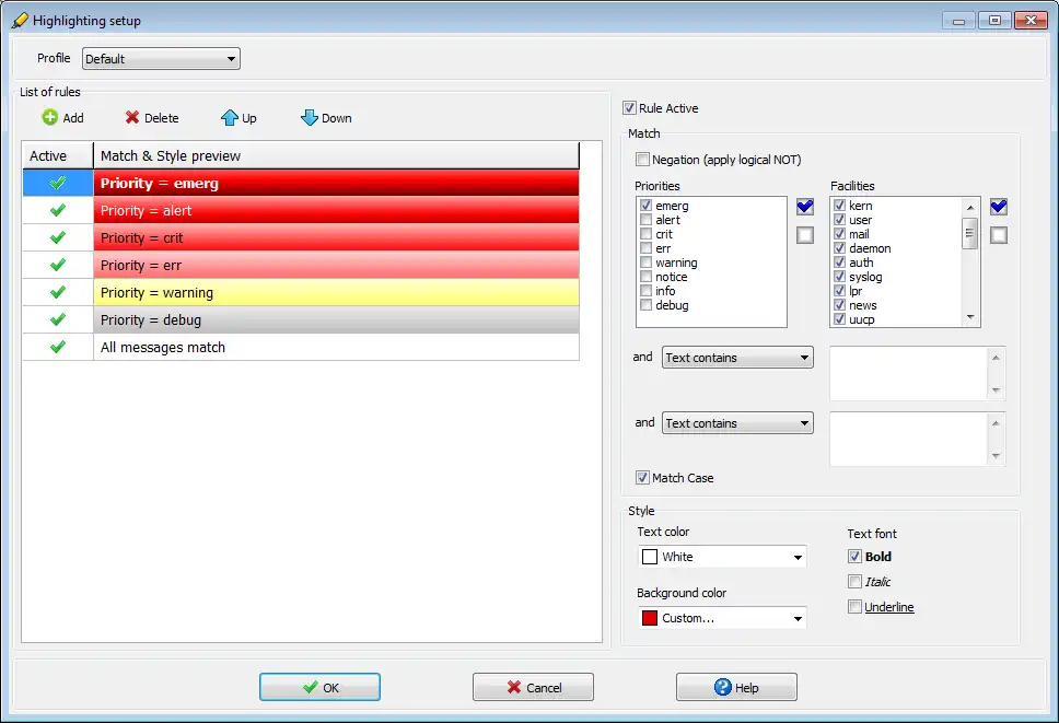 Download web tool or web app Visual Syslog Server for Windows